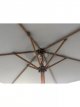 Wood-Effect Wind-Up Parasol, 2.2m